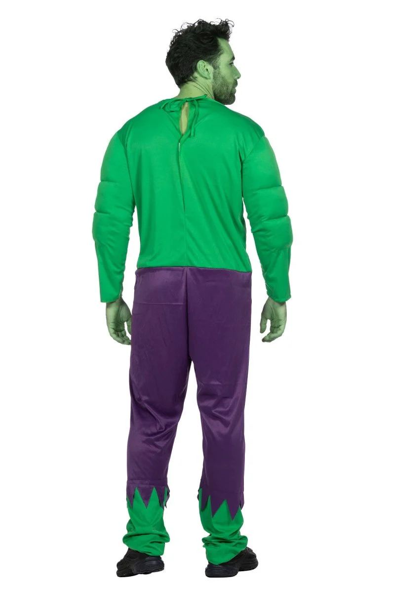 Hulk Kostuum Paars Groen Heren - Image 3