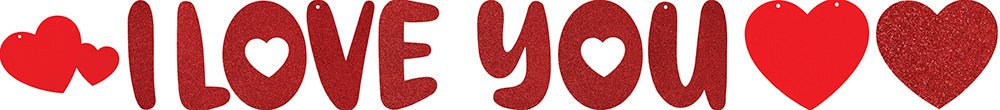 I Love You Letterslinger Rood 3m - Image 3