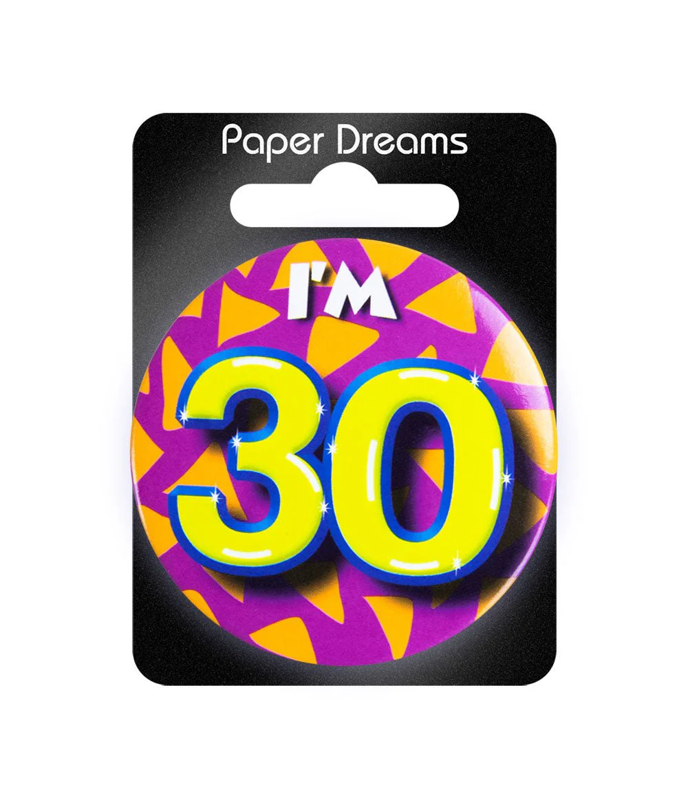 I'm 30 Button 30 Jaar 5,5cm - Image 2