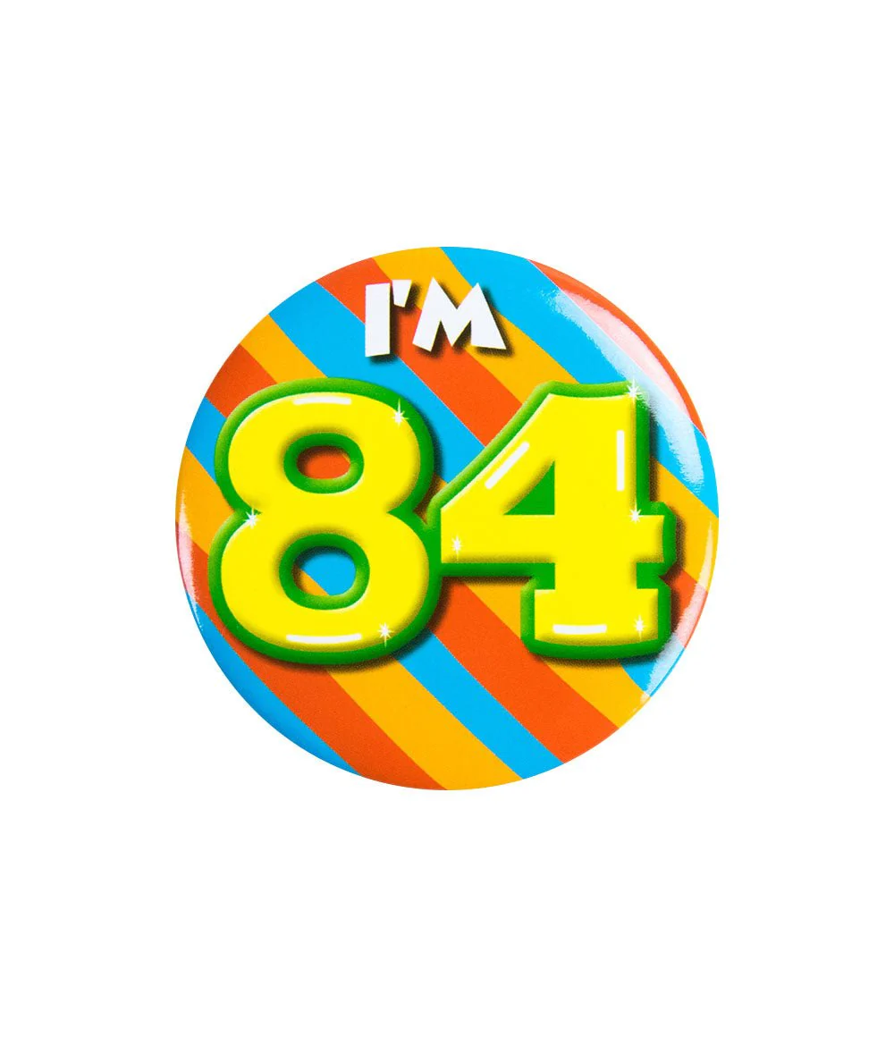 I'm 84 Button 84 Jaar 5,5cm