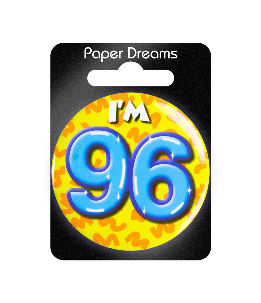 I'm 96 Button 96 Jaar 5,5cm - Image 2