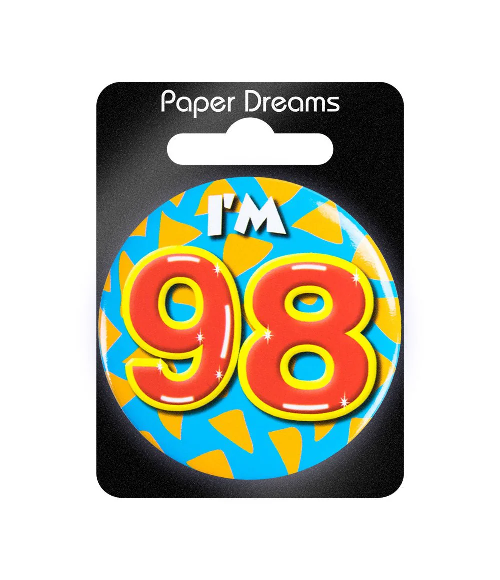 I'm 98 Button 98 Jaar 5,5cm - Image 2