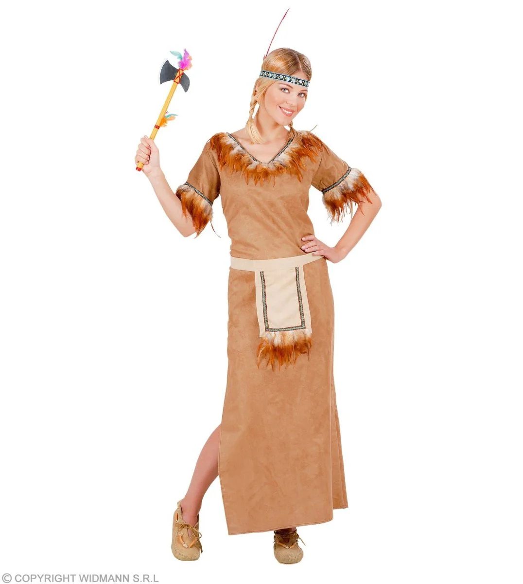 Indiaanse Jurk Bruin Dames - Image 2