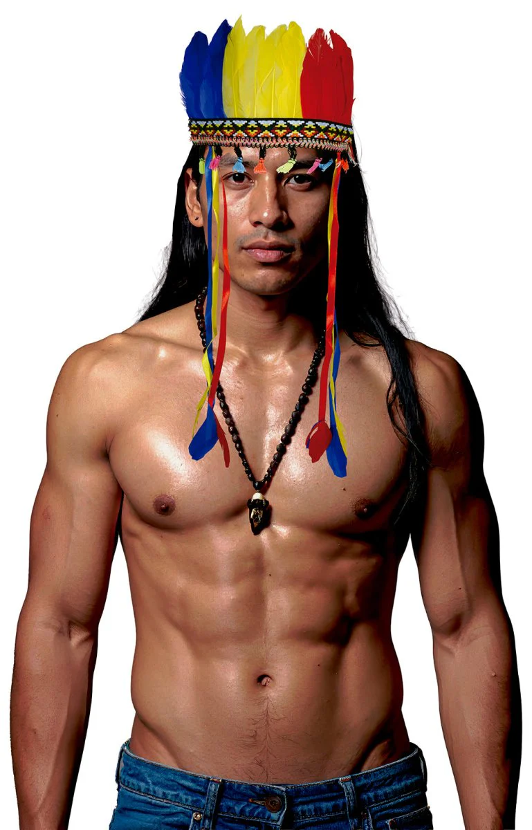 Indianentooi Gekleurd Veren - Image 7