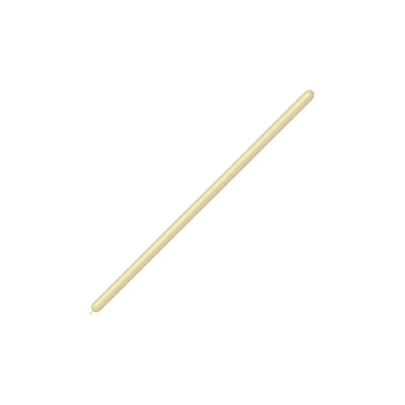 Ivoorkleurige Modelleerballonnen 2,5cm 150cm 100st