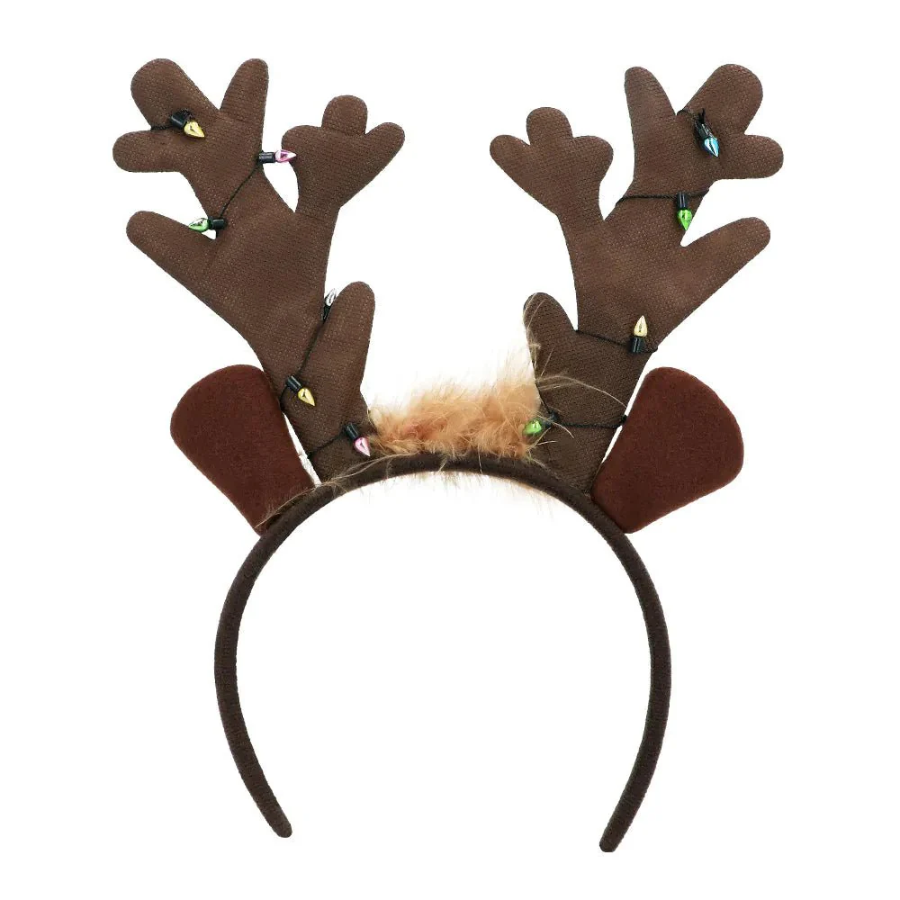 Kerst Haarband Bruin Rendier - Image 3