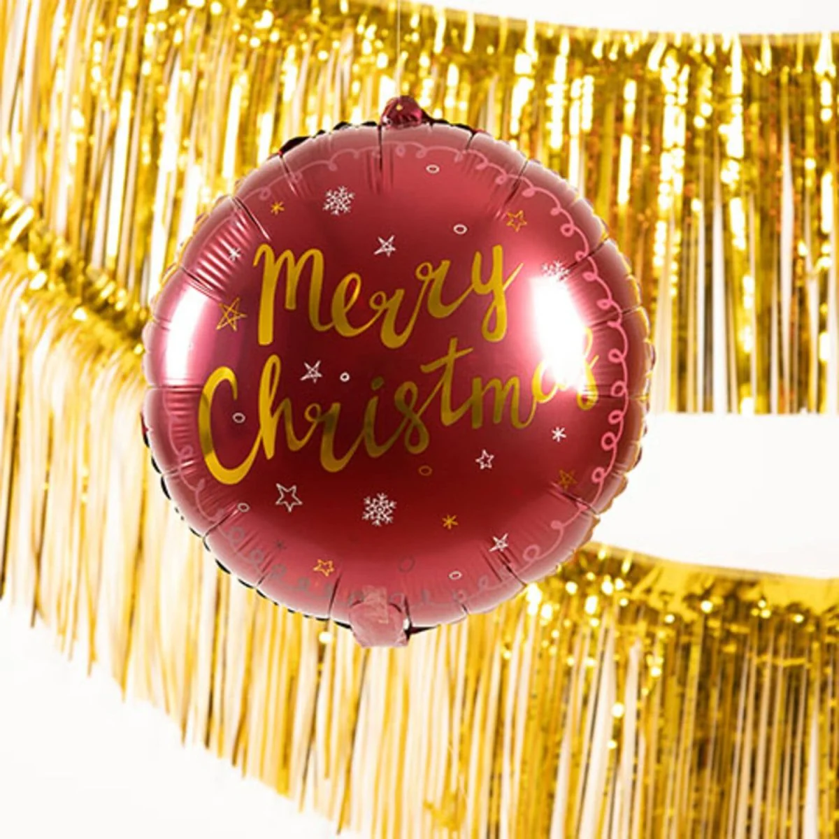 Kerst Helium Ballon Merry Christmas Leeg 45cm - Image 4