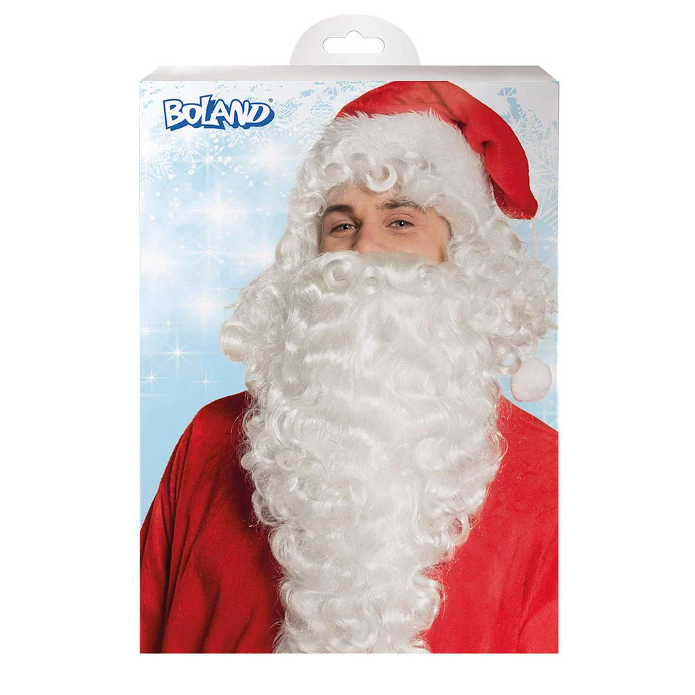 Kerstman Baard En Pruik Wit - Image 3