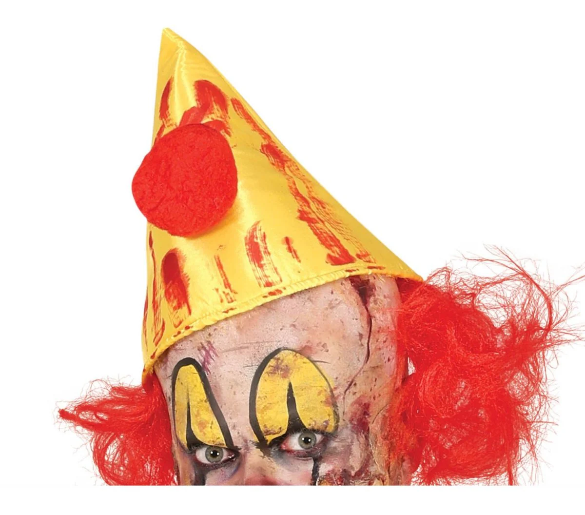 Killer Clown Halloween Kostuum Heren Geel - Image 5