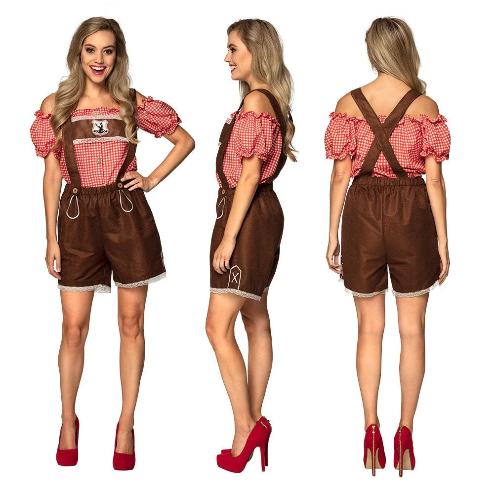 Lederhose met Blouse Dames - Image 2