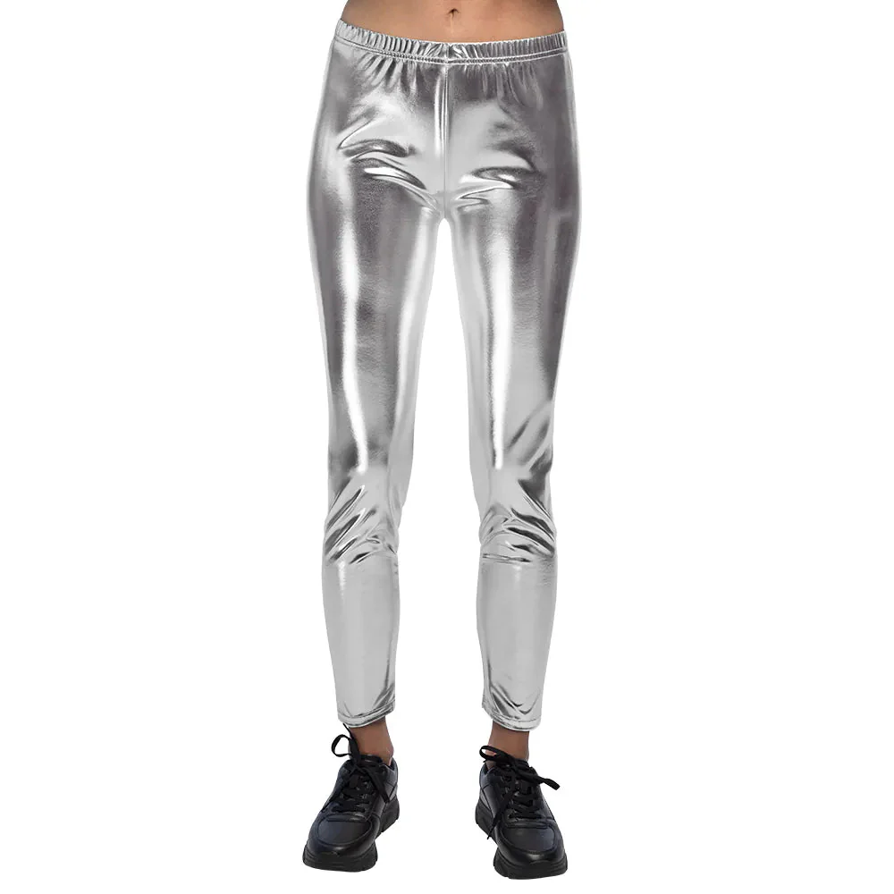 Legging Metallic Zilver - Image 3