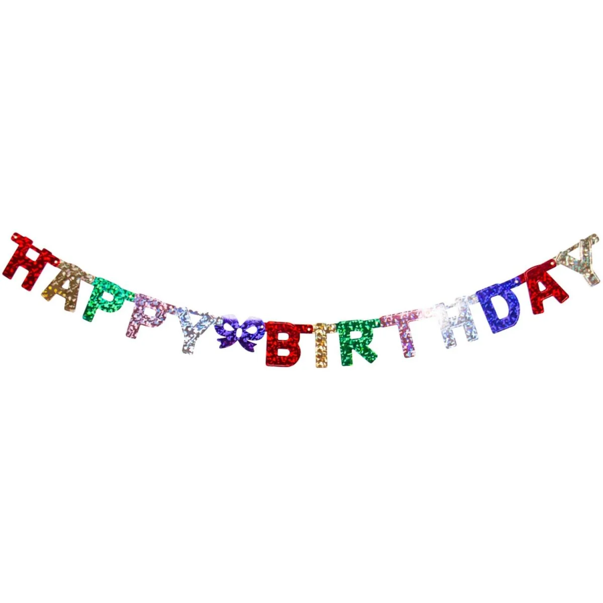 Letterslinger 'Happy Birthday' Holografisch