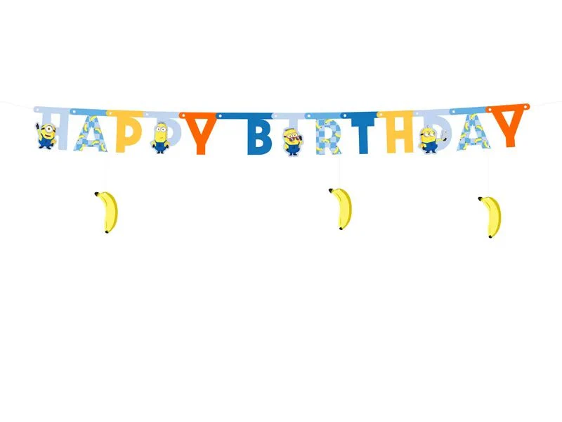 Letterslinger Minions Happy Birthday 1,53m