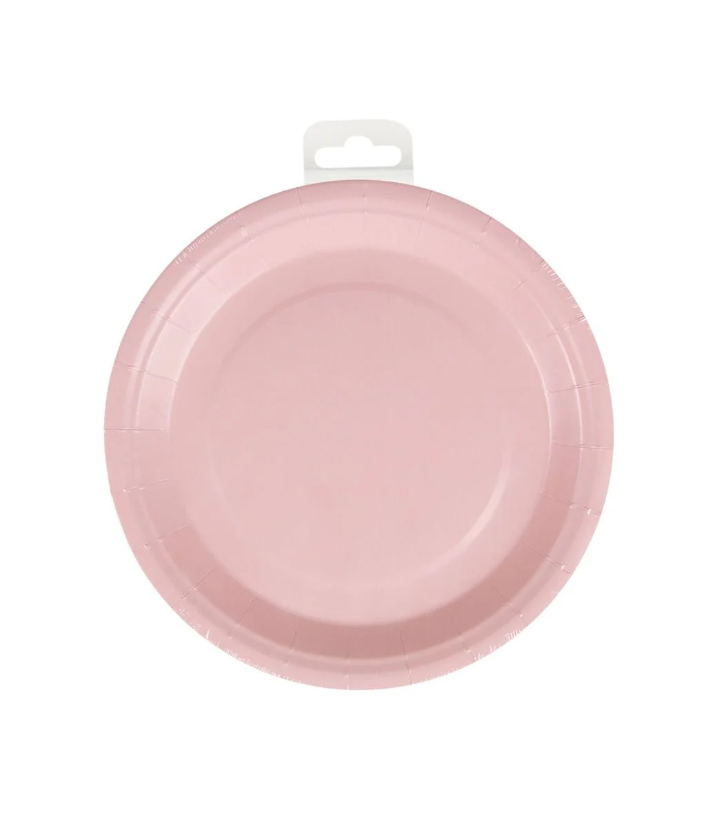 Lichtroze Borden Pastel 23cm 8st - Image 2