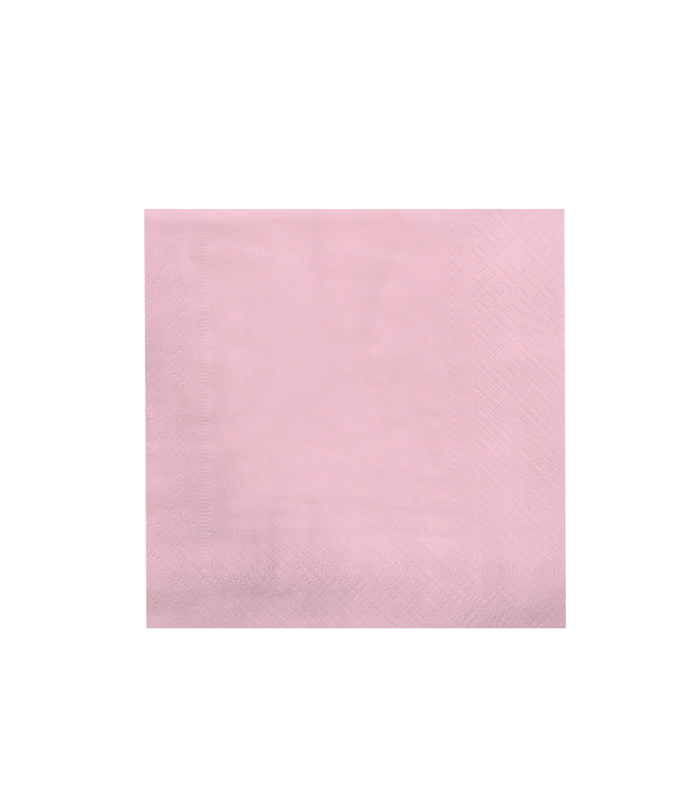 Lichtroze Servetten Pastel 16,5cm 8st