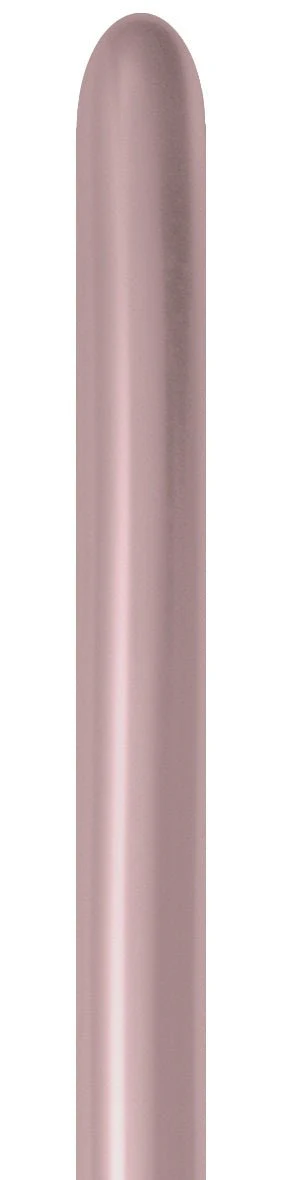 Lila Modellleerballonnen Metallic 1,52m 50st
