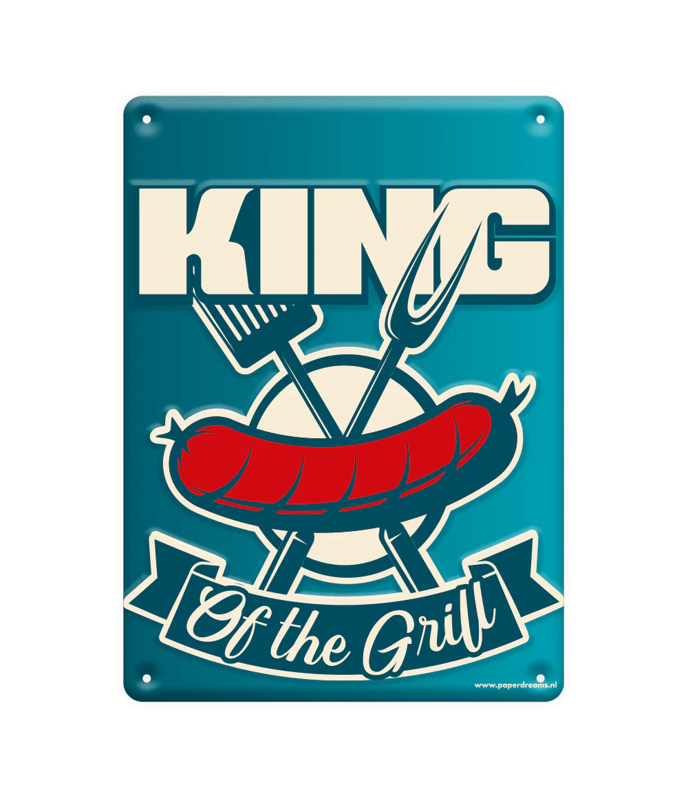 Metalen Bord King Of Grill