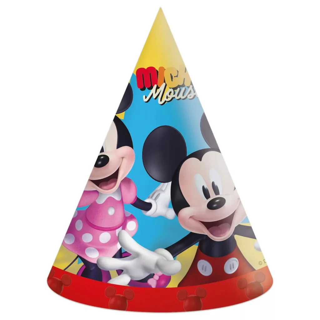 Mickey Mouse Feesthoedjes Jump Into Fun 6st