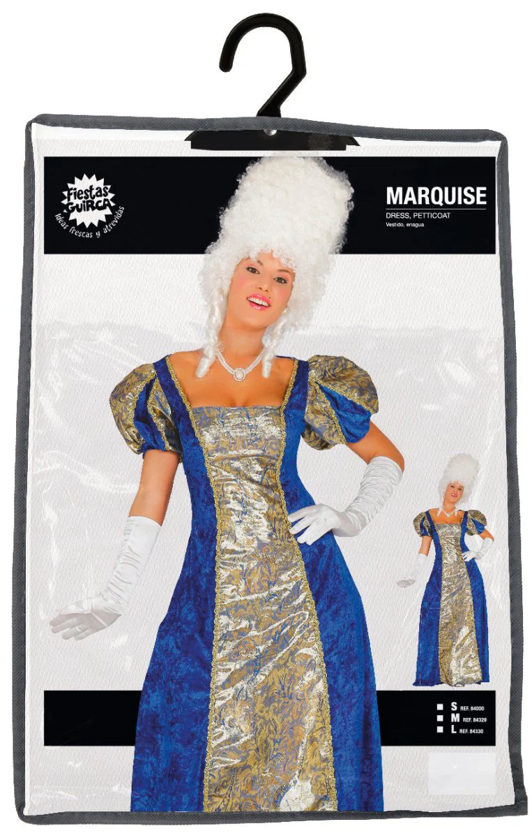 Middeleeuwen Jurk Blauw Dames Middeleeuwen - Image 4