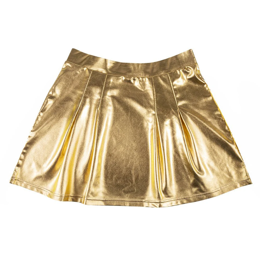 Minirokje Metallic Goud M-L - Image 4