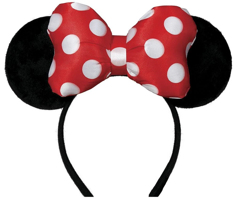Minnie Mouse Haarband Wit Rood - Image 3