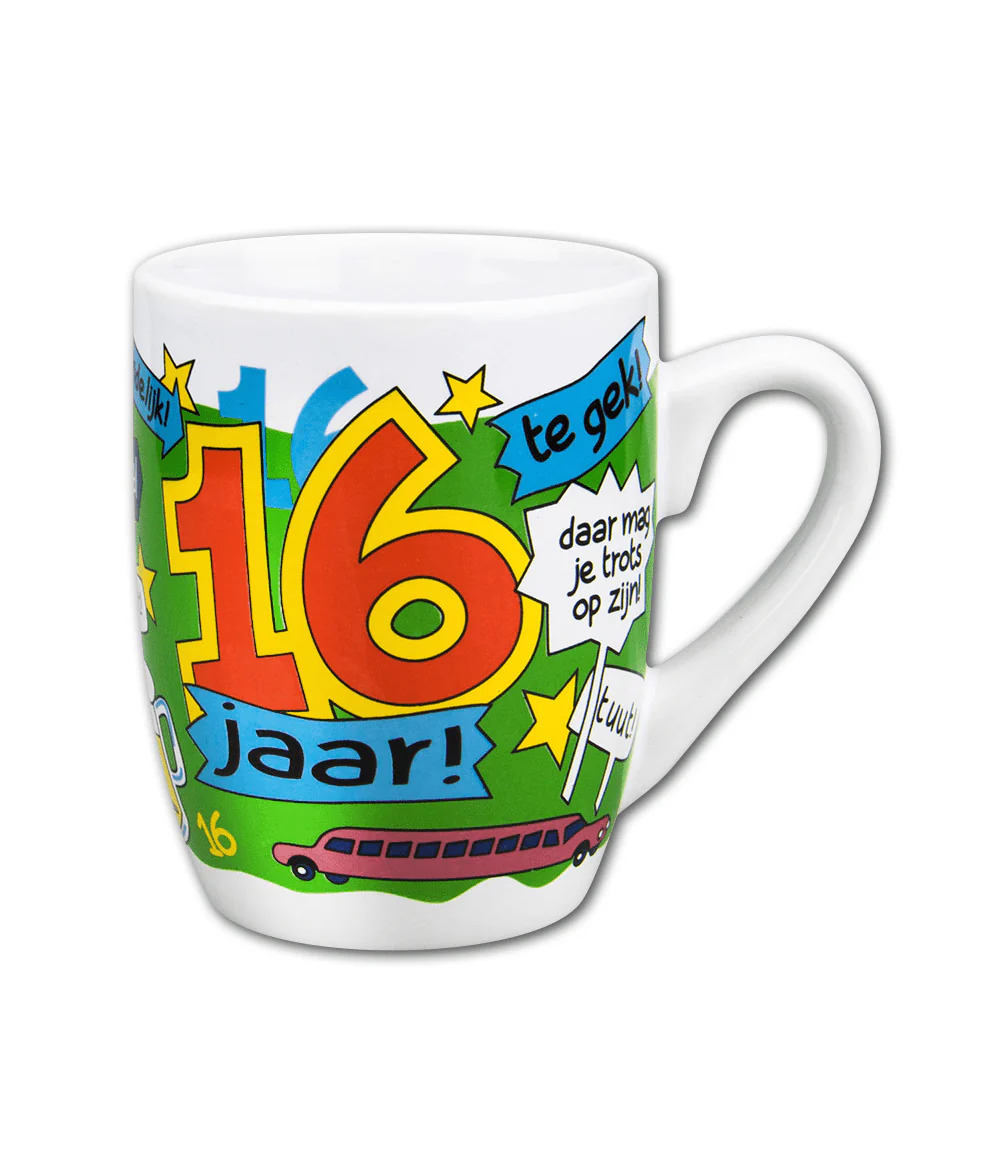 Mok 16 Jaar 12cm