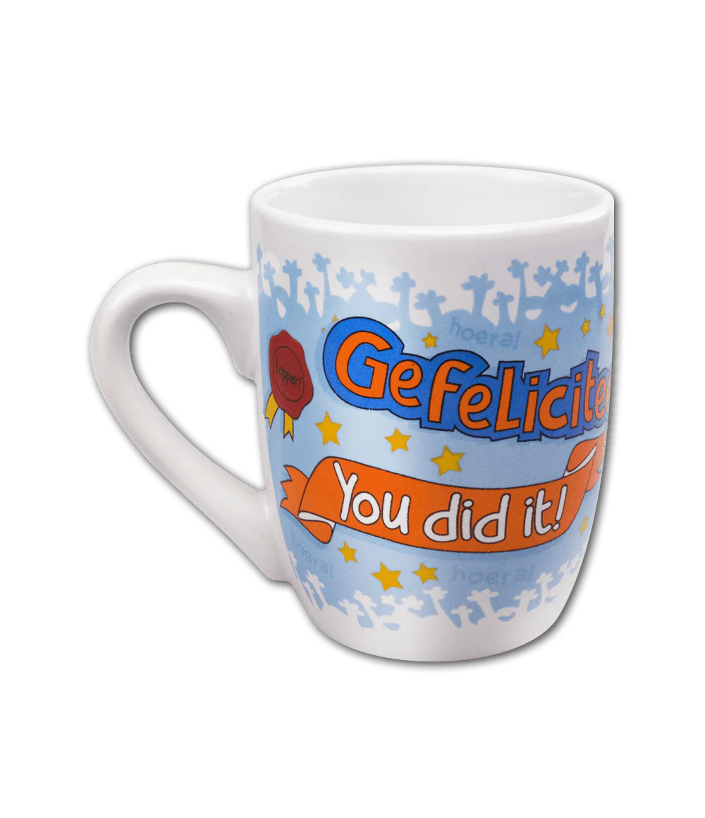 Mok Gefeliciteerd Topper 12cm - Image 3