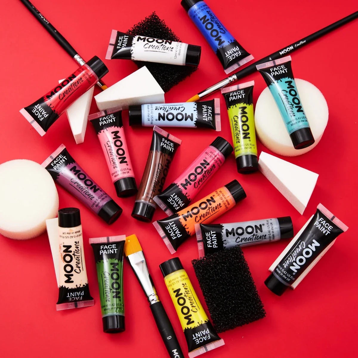 Moon Creations Face Paint Bright Pink 12ml - Image 4