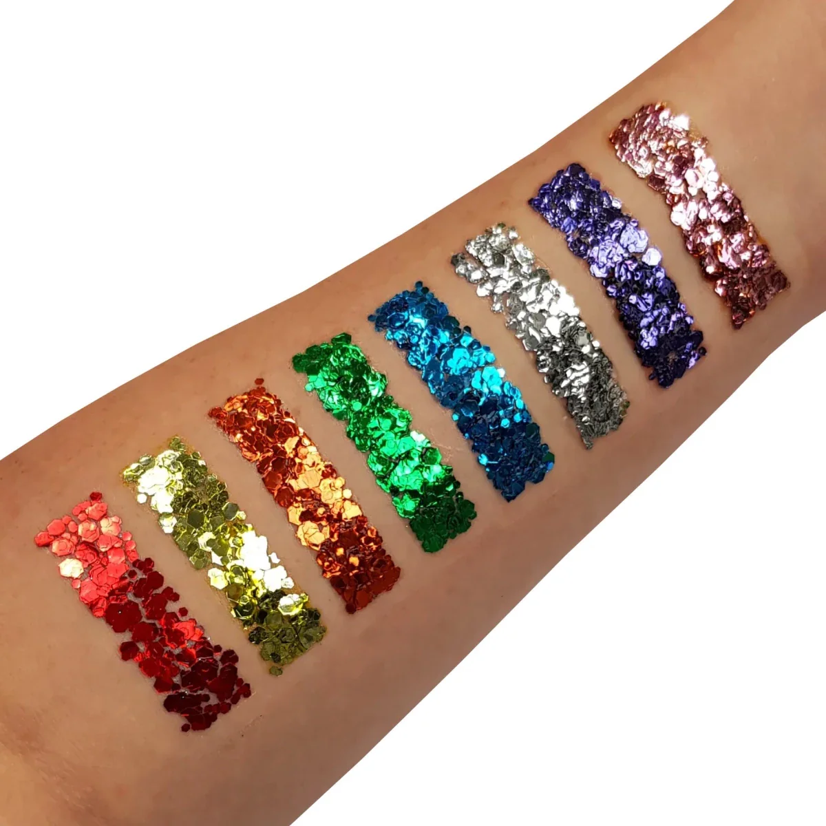 Moon Glitter Classic Chunky Glitter Gel Red 12ml - Image 2