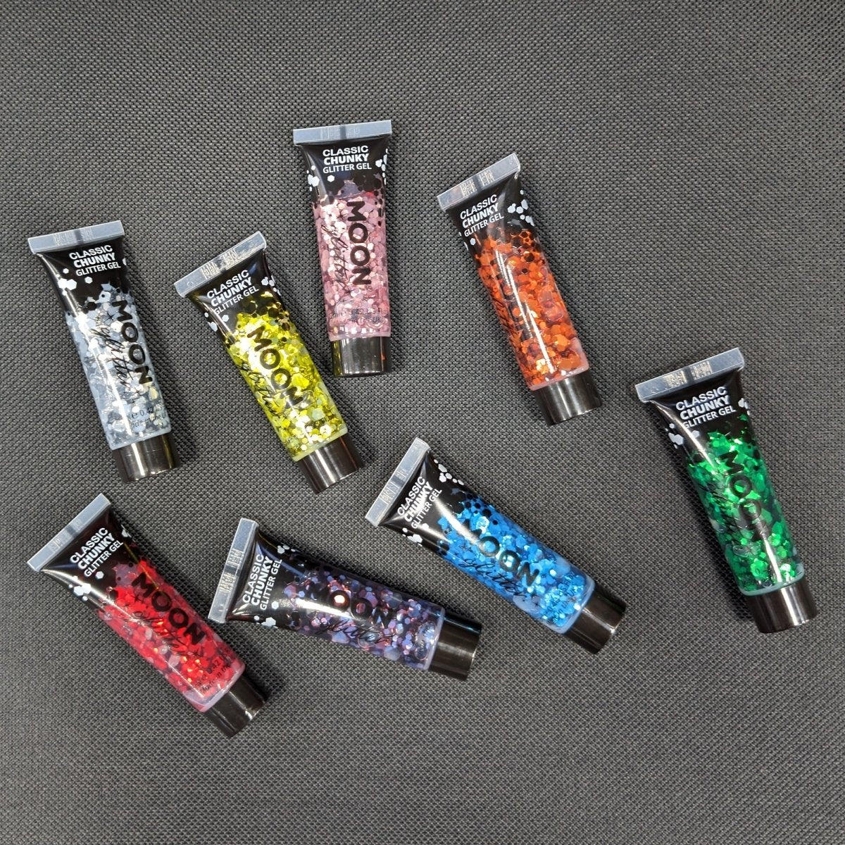 Moon Glitter Classic Chunky Glitter Gel Red 12ml - Image 3