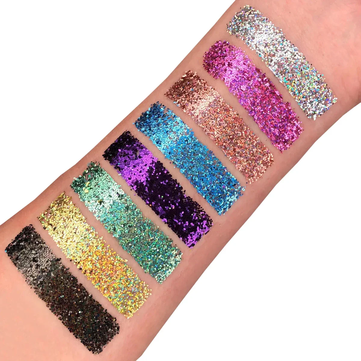 Moon Glitter Holographic Fine Glitter Gel Gold 12ml - Image 3
