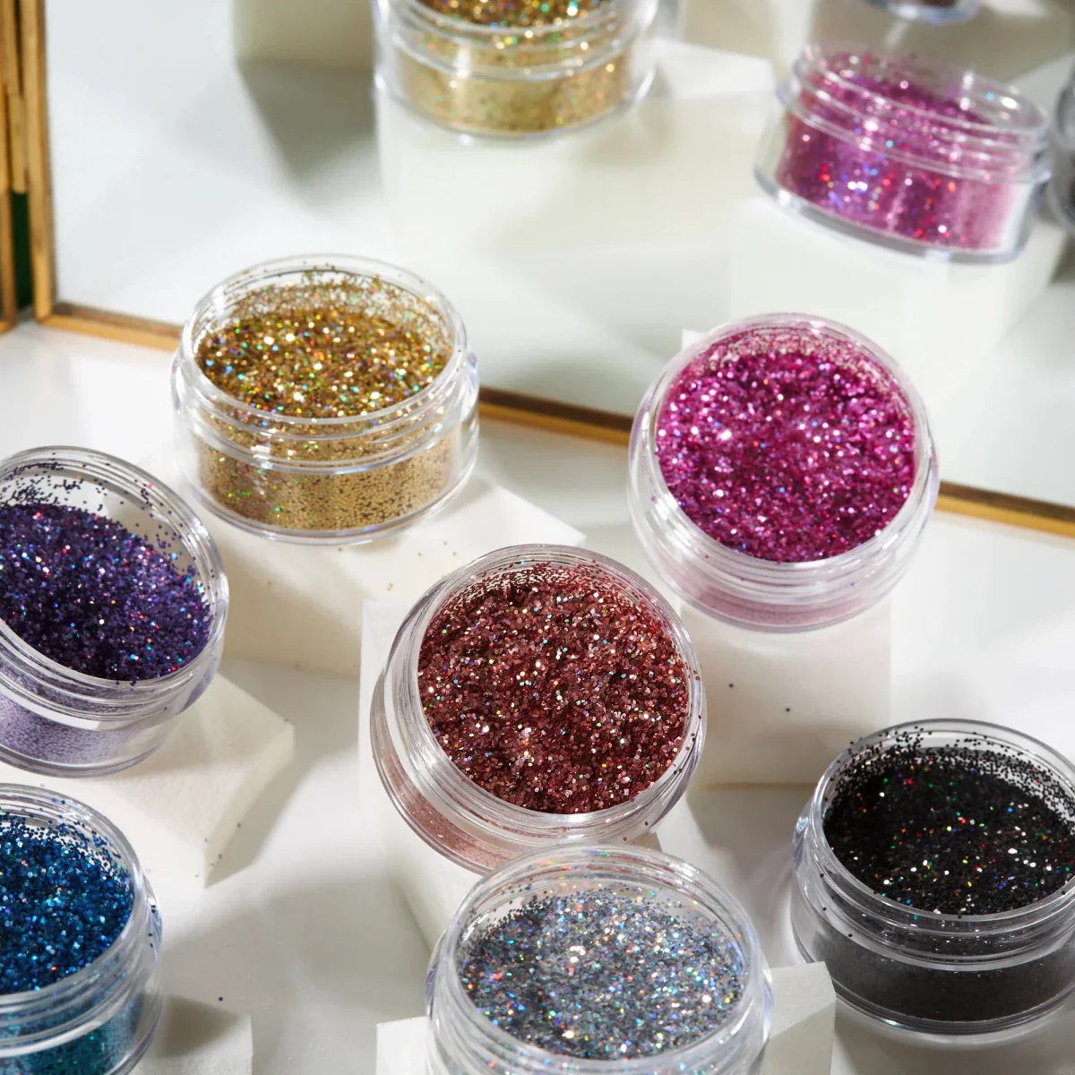 Moon Glitter Holographic Glitter Shakers Blue 5g - Image 4