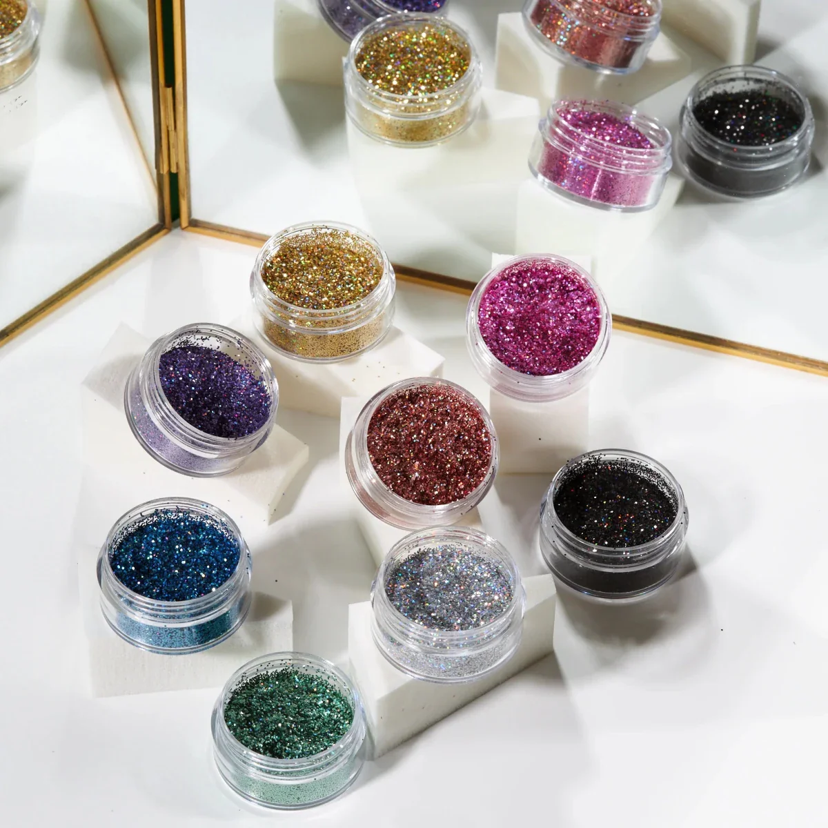 Moon Glitter Holographic Glitter Shakers Blue 5g - Image 6