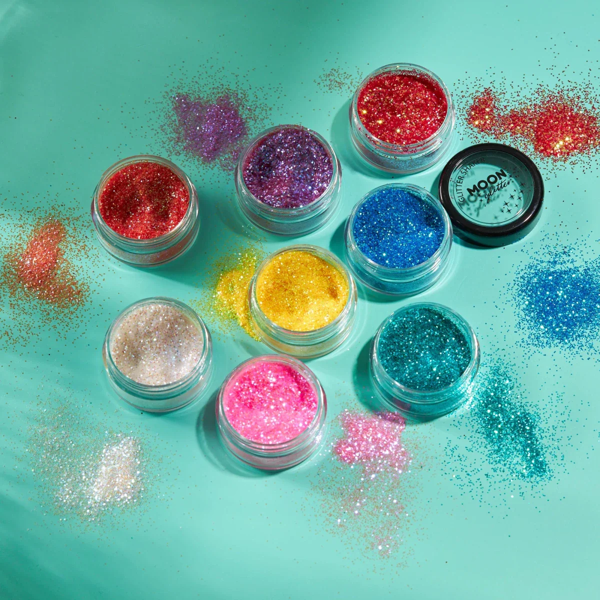 Moon Glitter Iridescent Glitter Shakers White 5g - Image 4