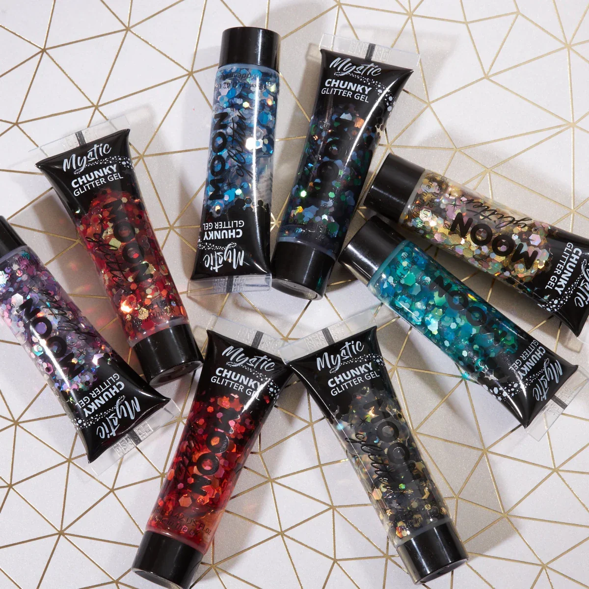 Moon Glitter Mystic Chunky Glitter Gel Galaxy 12ml - Image 3