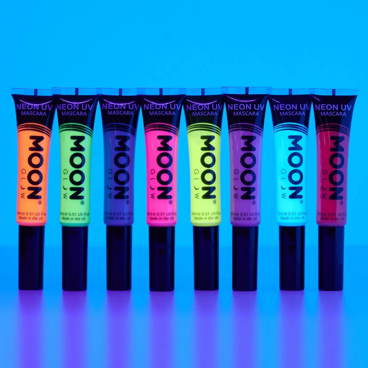 Moon Glow Neon UV Mascara Intense Pink 15ml - Image 4