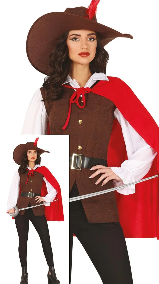 Musketier Kostuum Dames - Image 6