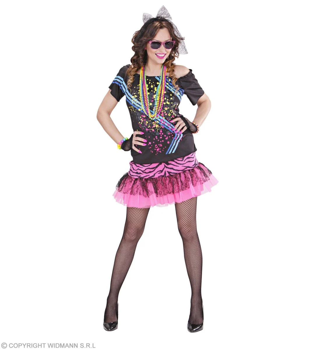 Neon 80S Jurk Dames