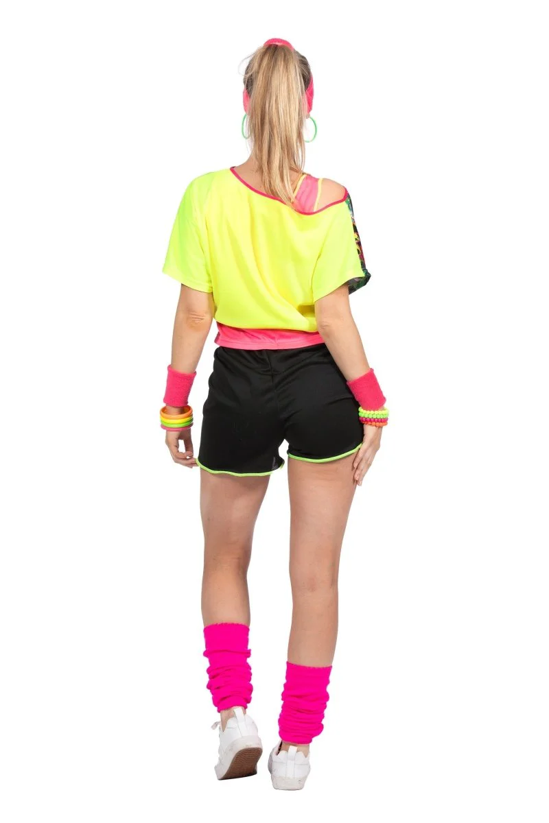 Neon 80S Kostuum Dames 2 delig - Image 4