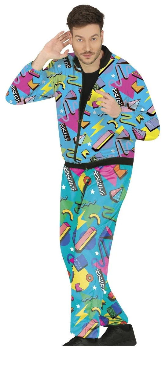 Neon 80S Trainingspak Fout Heren