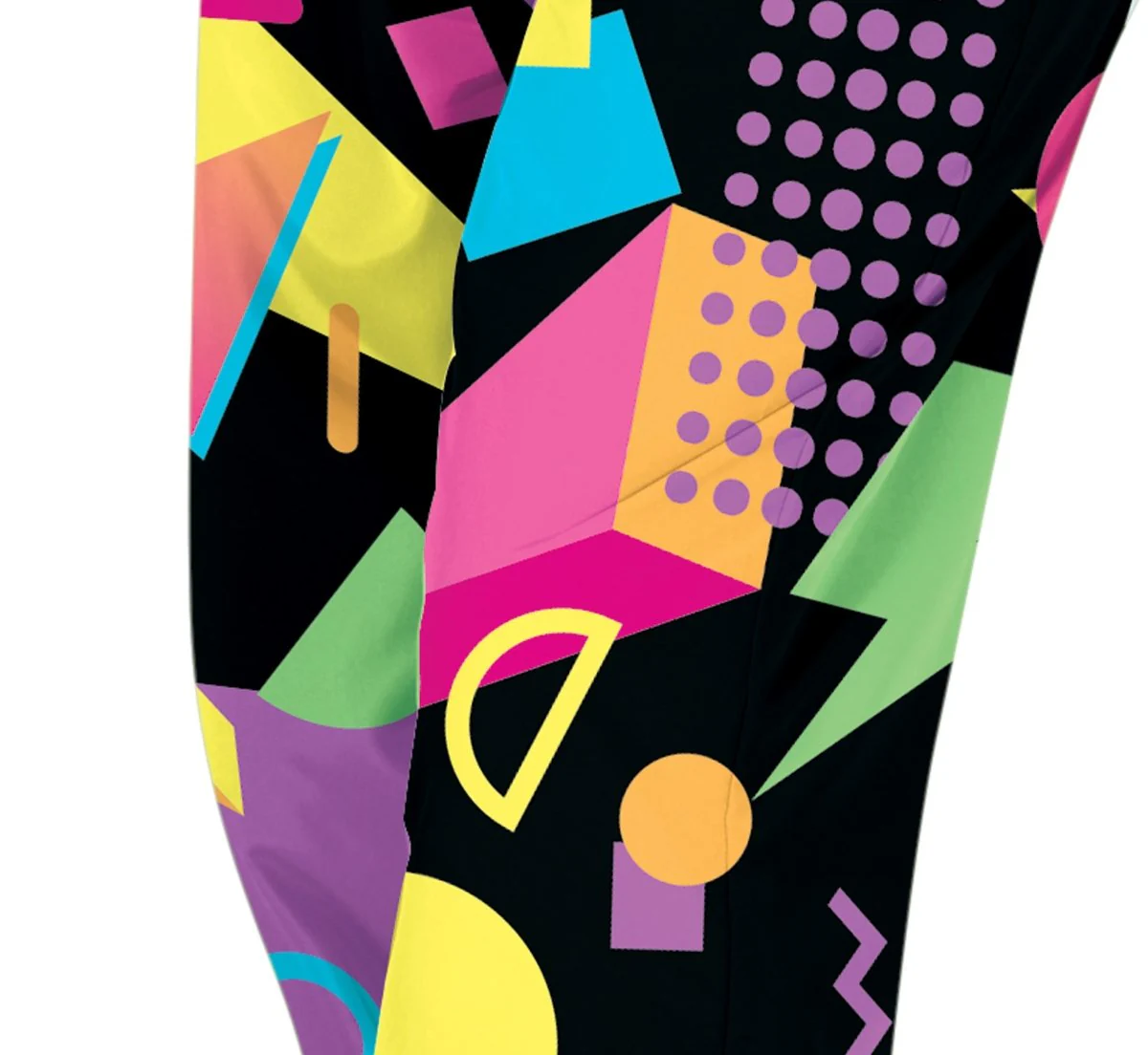 Neon 80S Trainingspak Fout Zwart Heren - Image 3