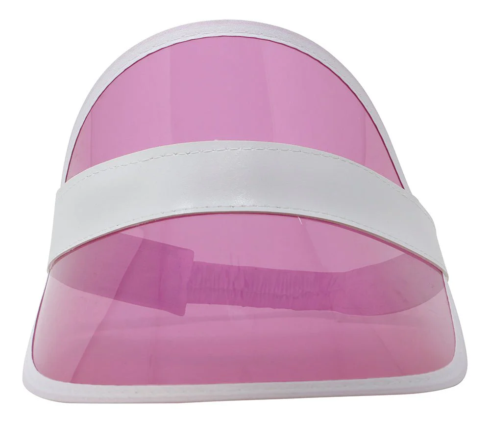 Neon 80S Zonneklep Roze 25cm - Image 3