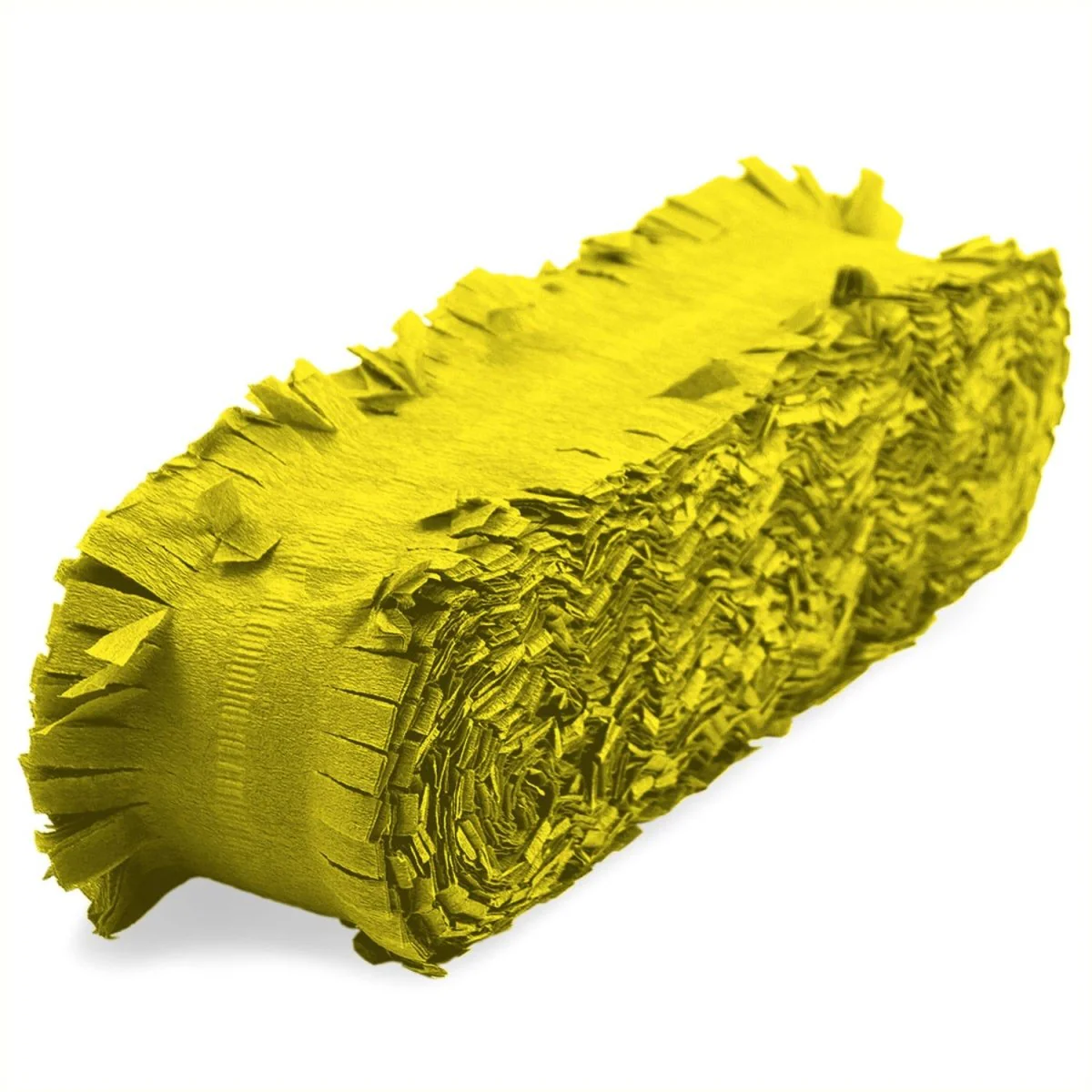 Neon geel Crepe Papier Slinger - 18 meter - Image 2