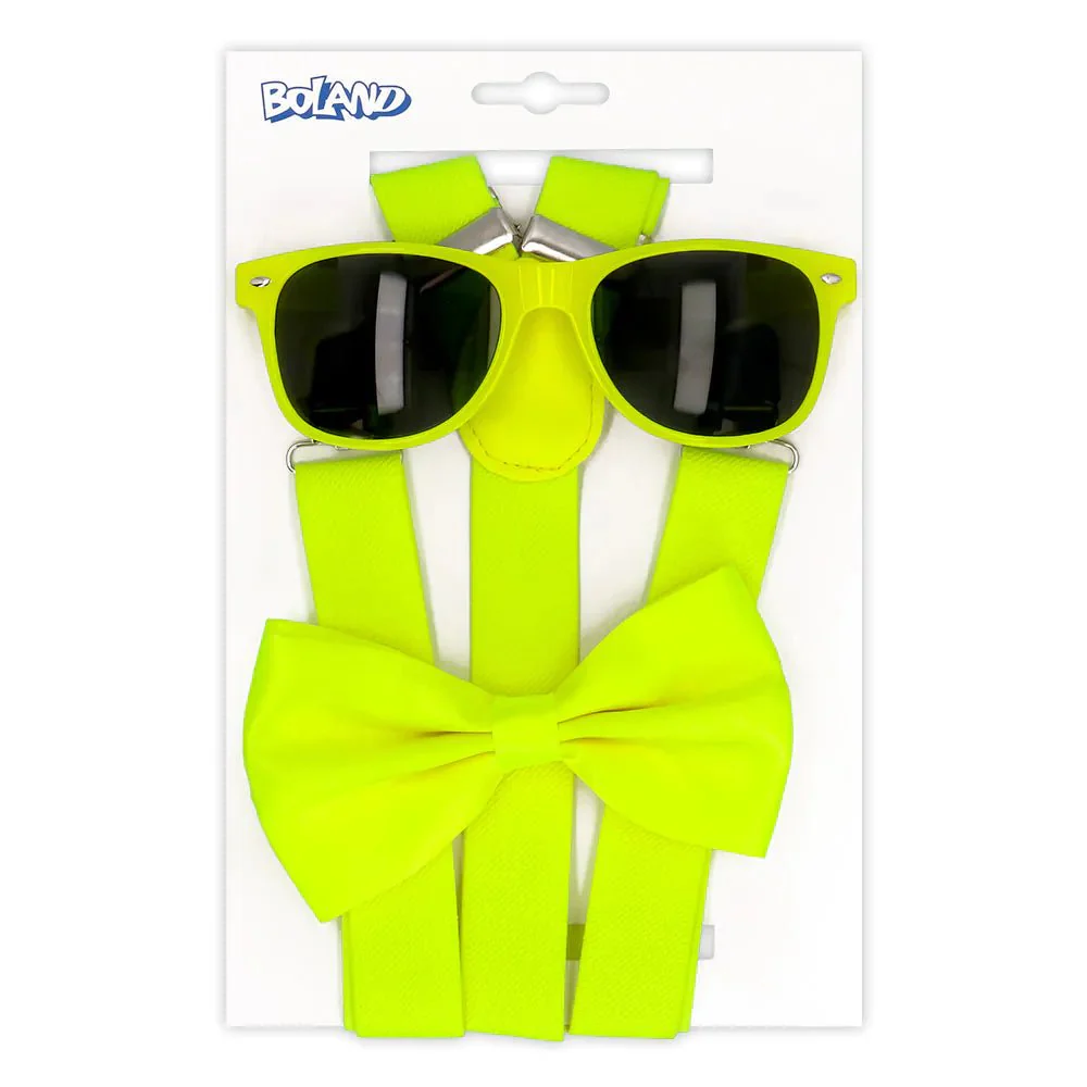Neon Gele Accessoireset 9 delig - Image 2