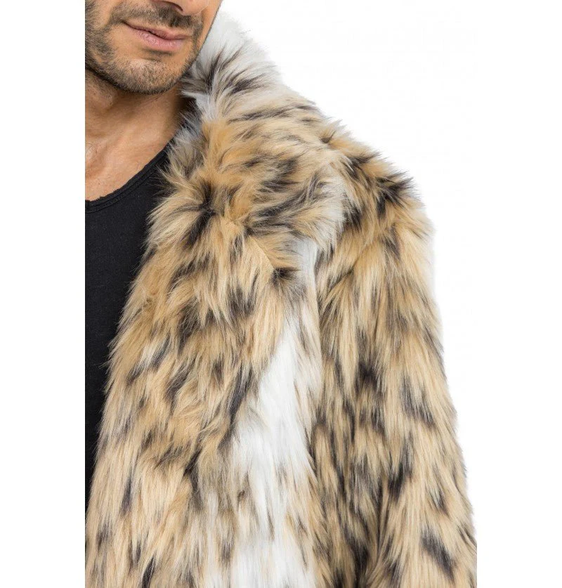 Nepbont Lange Jas – Dierenprint – Unisex - Image 3