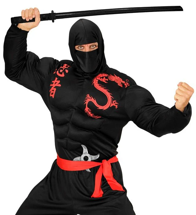 Ninja Nep Zwaard Zwart 1m - Image 3