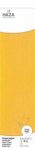 Okergeel Crepe Papier 2,5m