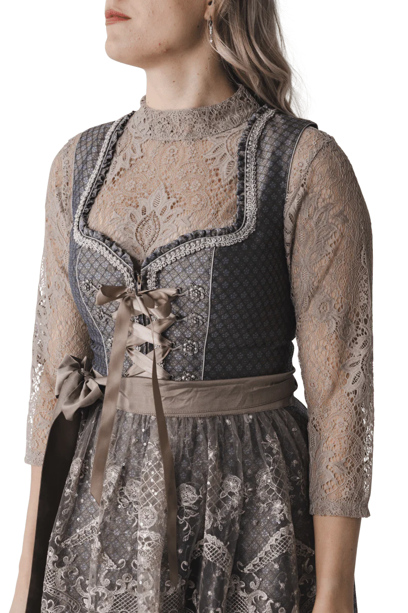 Oktoberfest Blouse Bruin Dames - Image 3