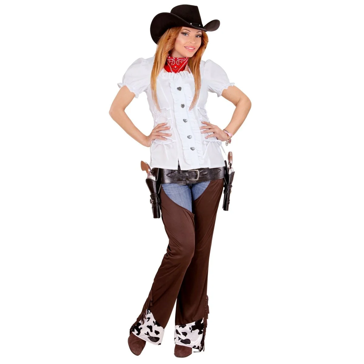 Oktoberfest Blouse Wit Dames - Image 3