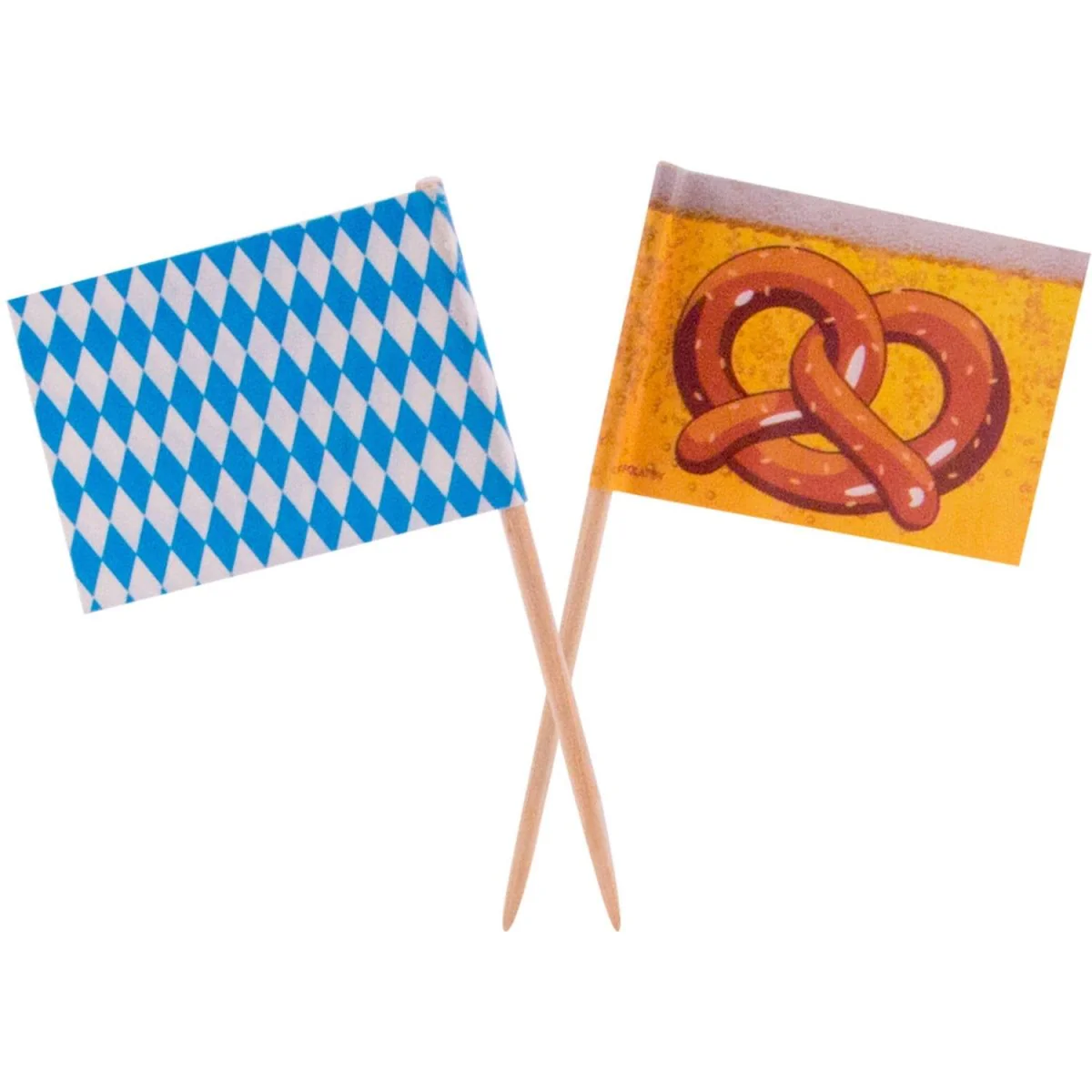 Oktoberfest Cocktailprikkers 14cm 50st